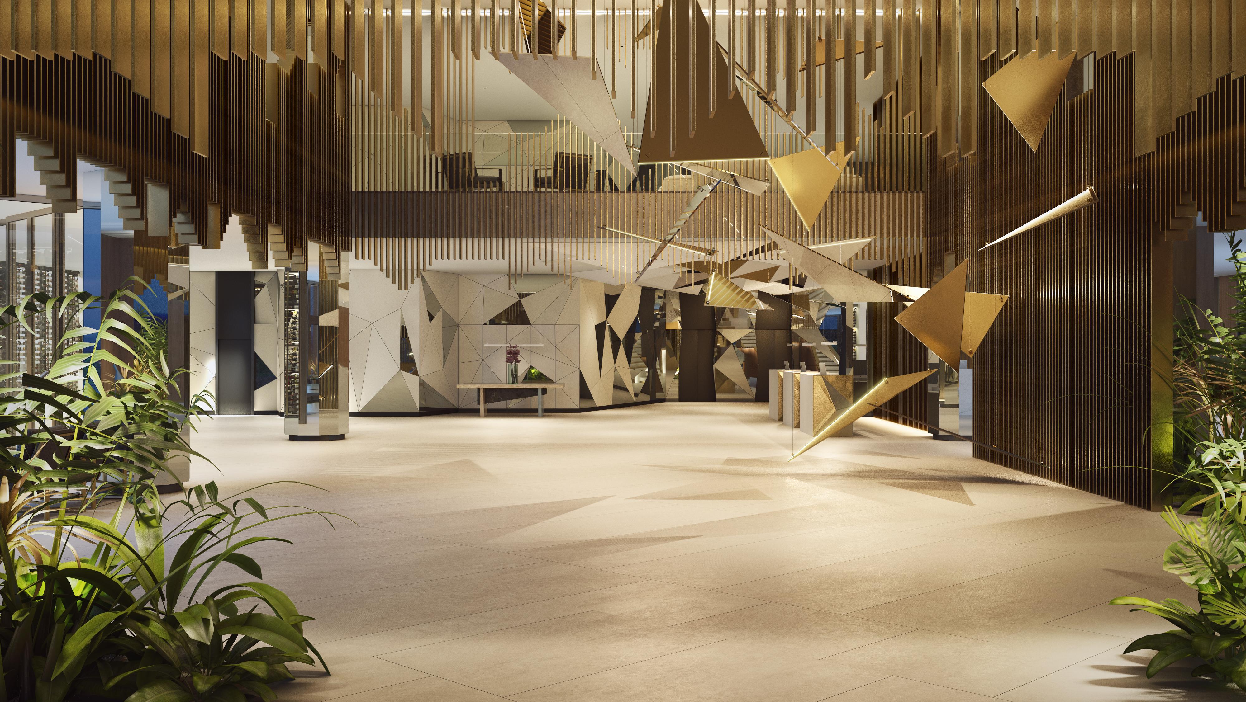 Hotel Grand Hyatt Barcelona Exteriér fotografie The lobby of the hotel