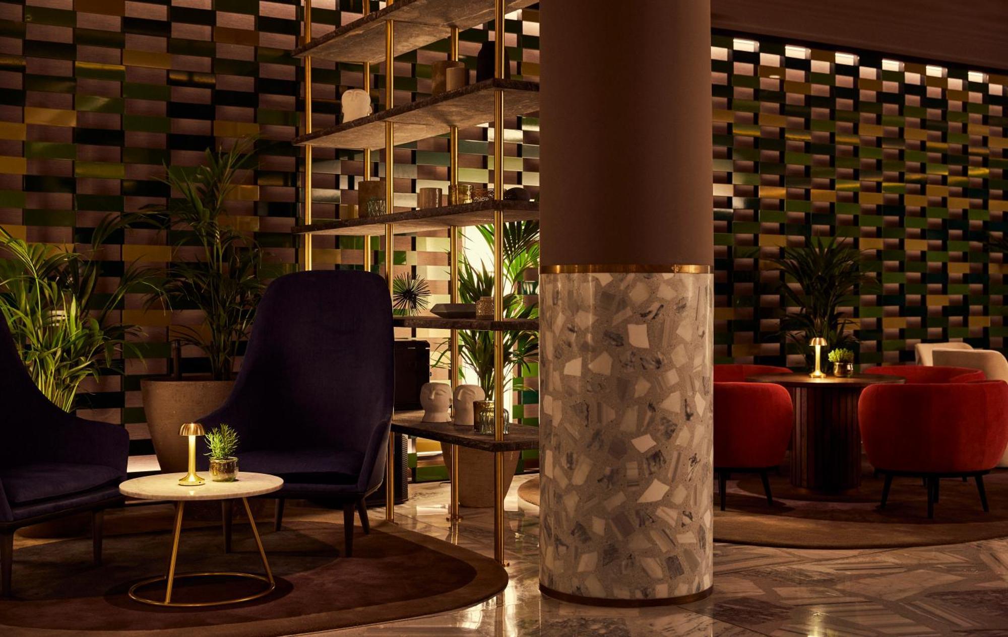 Hotel Grand Hyatt Barcelona Exteriér fotografie The lobby of the hotel