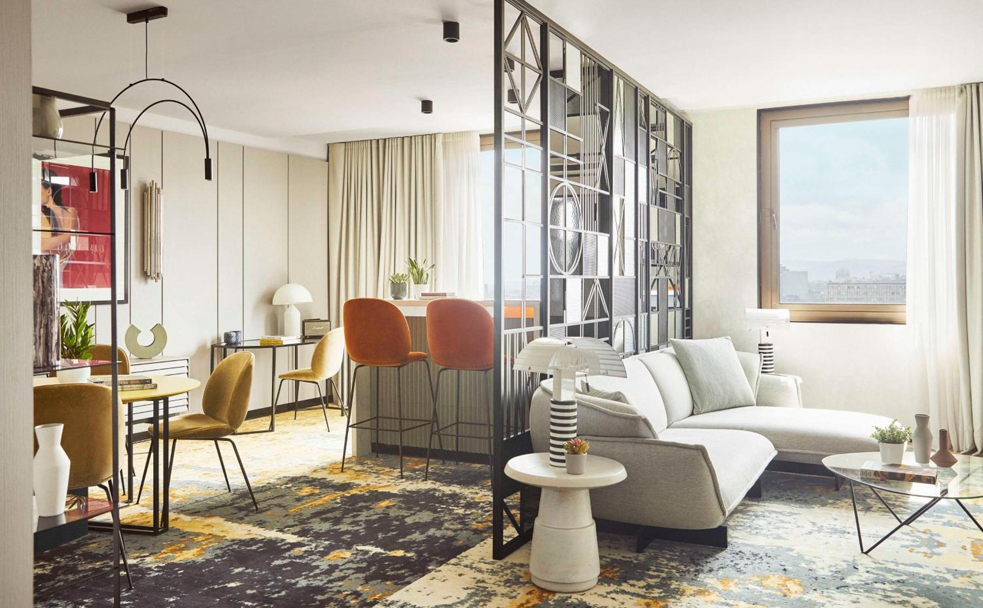 Hotel Grand Hyatt Barcelona Exteriér fotografie A suite at the hotel